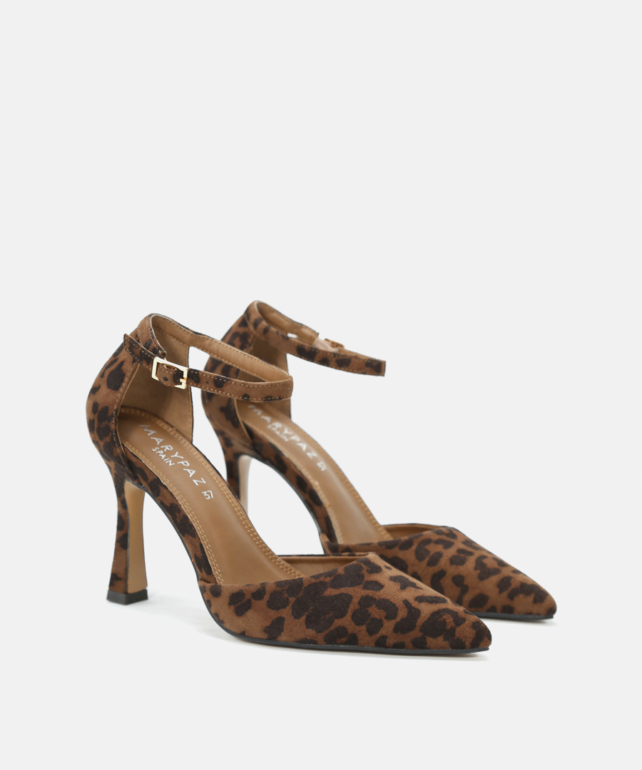 Zapatos tacón animal print image number null